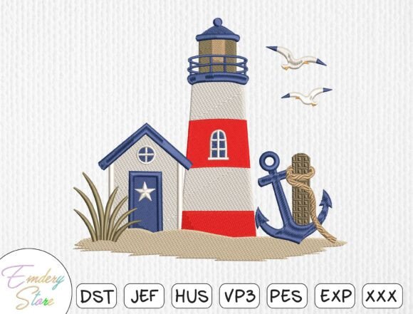 Beach House Scene Embroidery Design Review