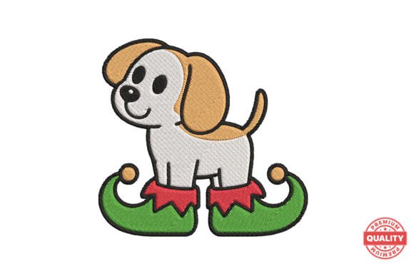 Christmas Dog in Elf Shoes: An Etsy Seller Review