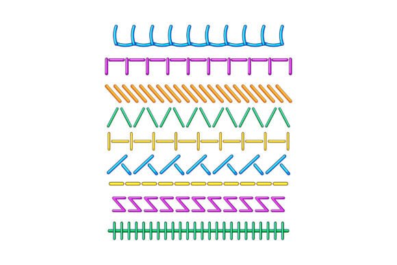 Colorful Embroidery Stitch Patterns Show Review