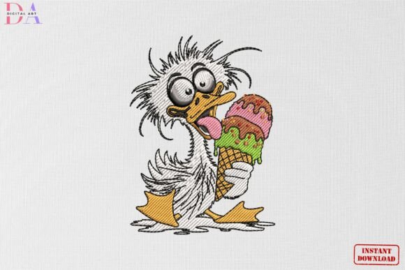 Crazy Duck Ice Cream Delight: A Stitch-Out Review