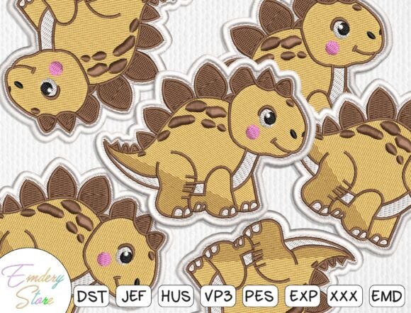 Cute Dinosaur Embroidery Design Patch Review