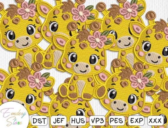Cute Giraffe Embroidery Patch Design Review