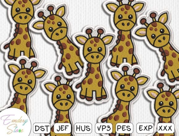 Cute Giraffe Patches: A Seasonal Design Review