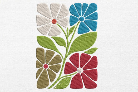 Decorative Flower Embroidery for Craft Fair Sales