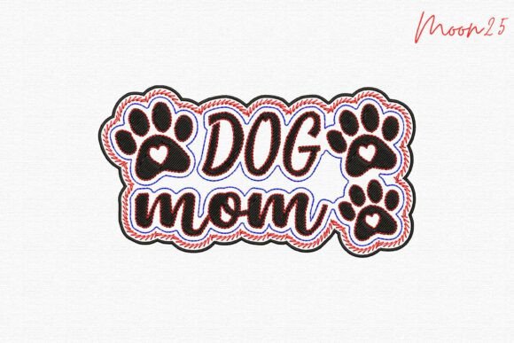 Dog Mom Paw Print Applique: Holiday Review