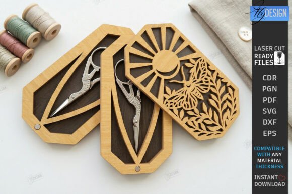 Embroidery Scissors Case Laser Cut CNC Review