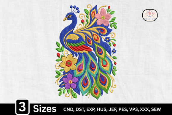 Floral Bird Folk Art Peacock Review