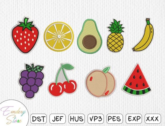 Fruit Embroidery Patch Set: A Designer’s Review