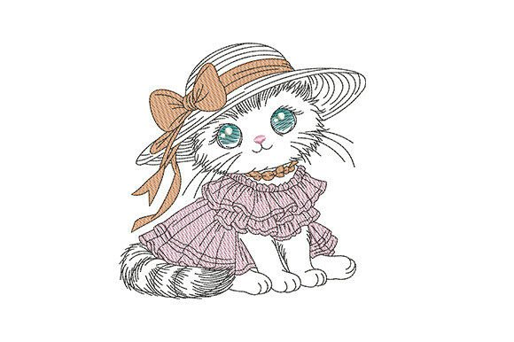 Kawaii Cat: A Seasonal Embroidery Design Review