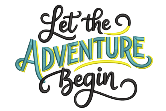 Let the Adventure Begin: An Embroidery Design Review