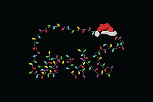 Polar Bear: A Festive Embroidery Design Review