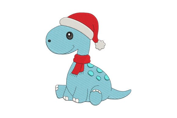 Santa Dinosaur: Festive Machine Embroidery Design Review