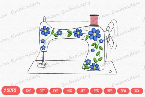 Vintage Floral Sewing Machine: A Designerβs Review